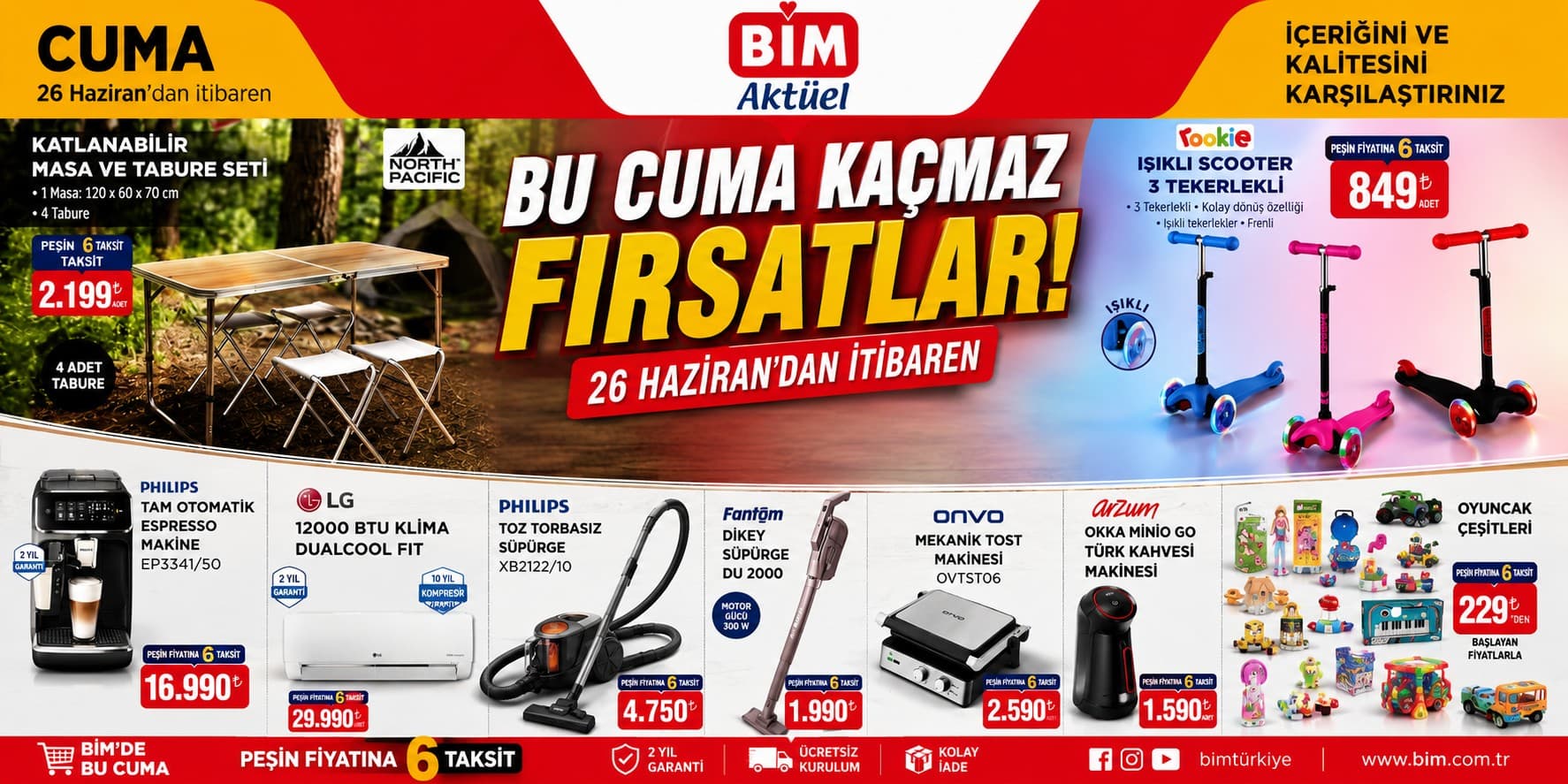 Özel Fırsatlar: BİM 26 Haziran 2026 Yaz İndirim Kataloğu ile Tatilin Keyfini Çıkarın!